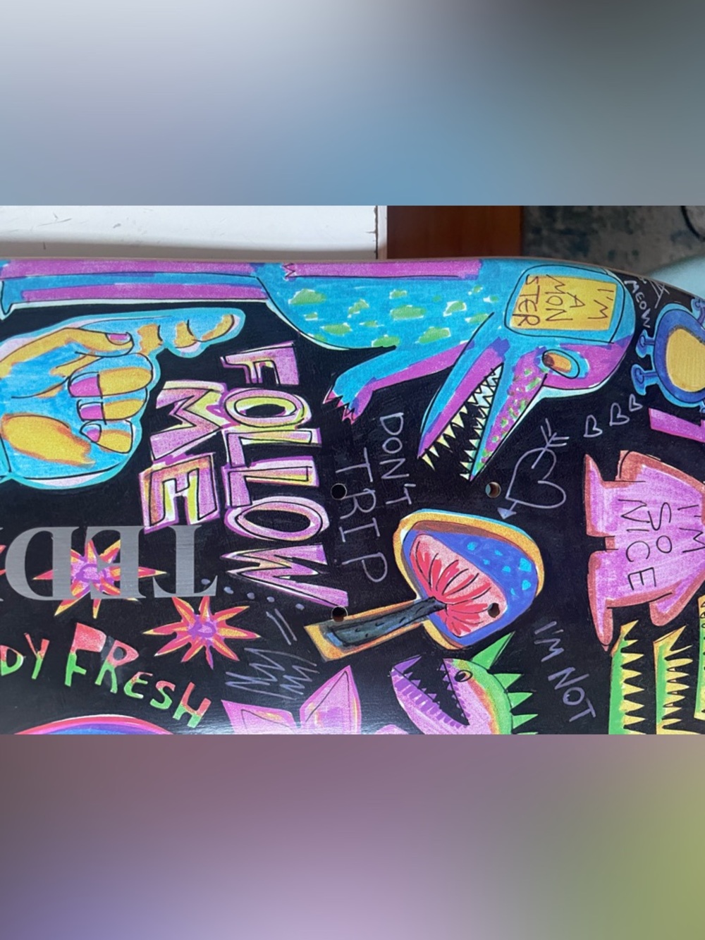 Teddy Fresh by Hila Klein Skate Deck - Picture 4 of 6